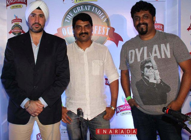 Asst Vice President, Marketing, UBL,  Gurpreet Singh, Managing Director, Common Colours,  Vilas V and Singer Raghu Dixit at the announcement press conference