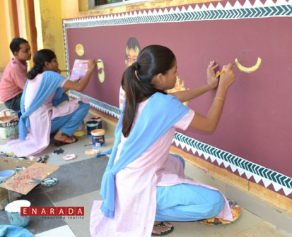 File photo of students in KISS participating in vocational training